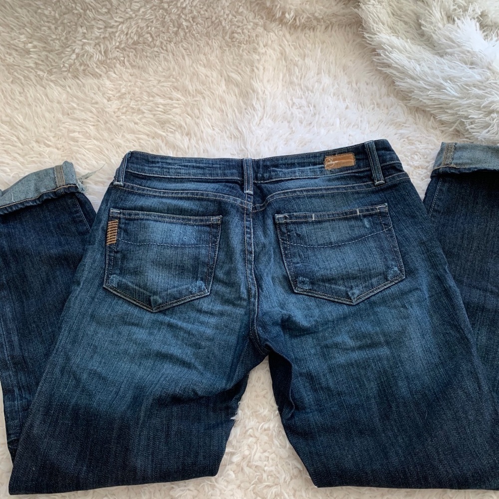 Paige SKYLINE ANKIE PEG JEANS - Picture 6 of 12